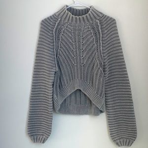Free people XS sweater EXcellent condition gray knit